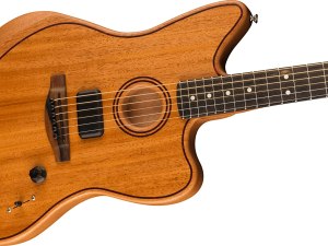 Fender® American Acoustasonic® Jazzmaster® Acoustic-electric Guitar - Natural Dark