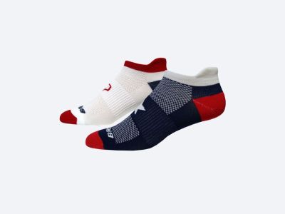 Brooks Ghost Mid-weight Socks 2-Pair Pack - Run Texas (L)
