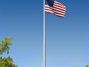 Super Tough Commercial Grade Sectional 25 ft. Flagpole - Satin Finish