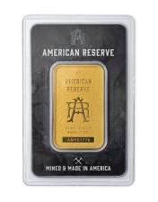 1 oz American Reserve Gold Bar (New w/ Assay)