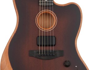 Fender American Acoustasonic® Jazzmaster® All-Mahogany - Bourbon Burst