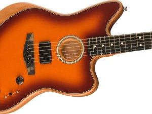 Fender® American Acoustasonic® Jazzmaster® Acoustic-electric Guitar - Tobacco Sunburst