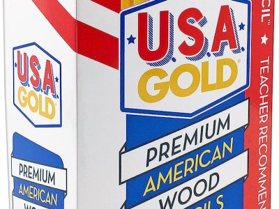 U.S.A. Gold Pre-sharpened #2 HB Yellow Pencils, 96 Pack