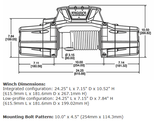 Warn American Made Winch ZEON 12-S PLATINUM - Image 2