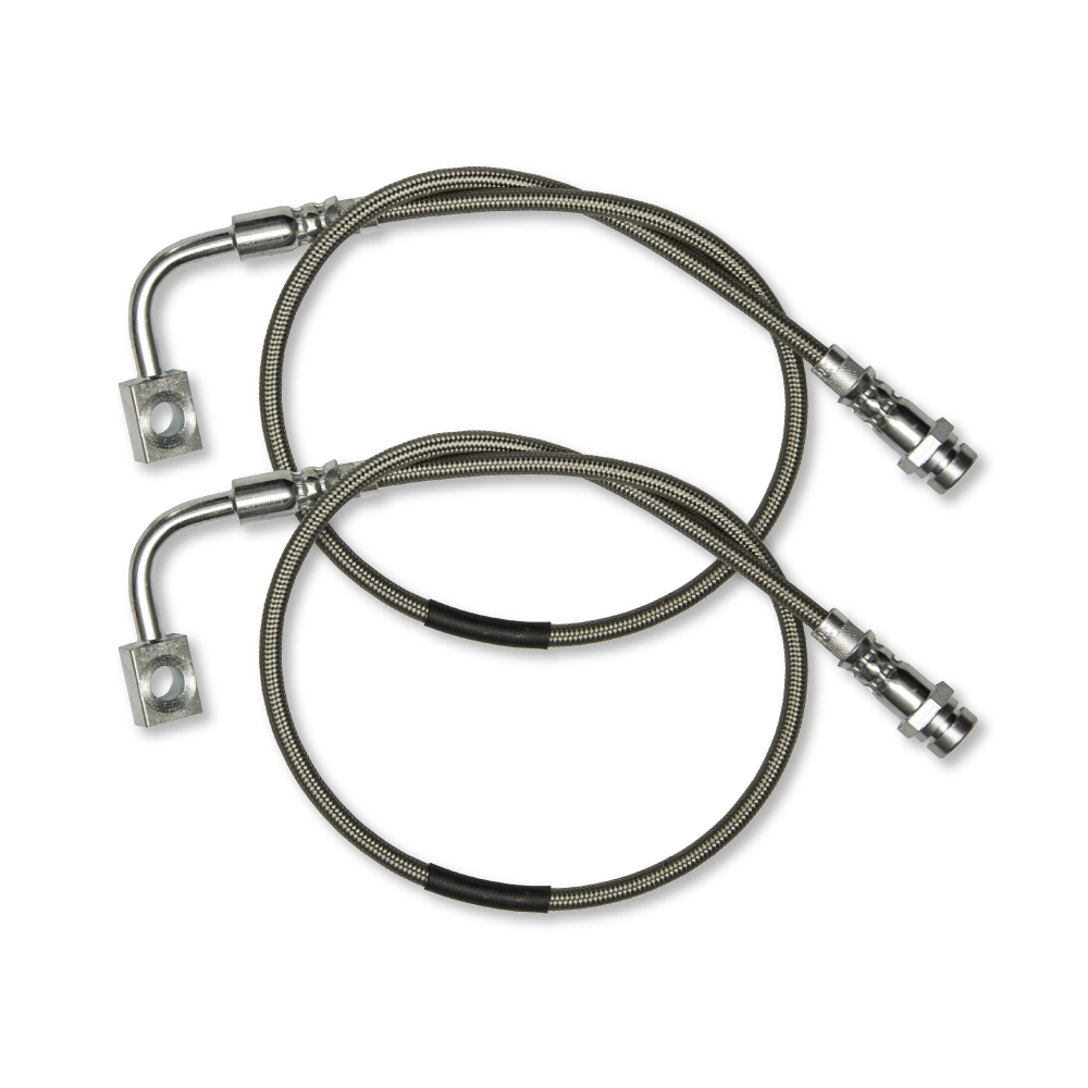 Rock Krawler JK/JKU Front - Long Travel Stainless Steel Brake Lines