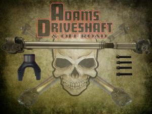 Adams Driveshaft JL Sport Front 1350 CV Driveshaft OEM Flange Style Extreme Duty Series