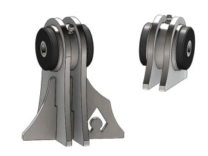 Jeep TJ Weld On UCA Brackets For Low Pro Front Truss Daystar Bushings 1/2 Inch Bolt Size Artec Industries