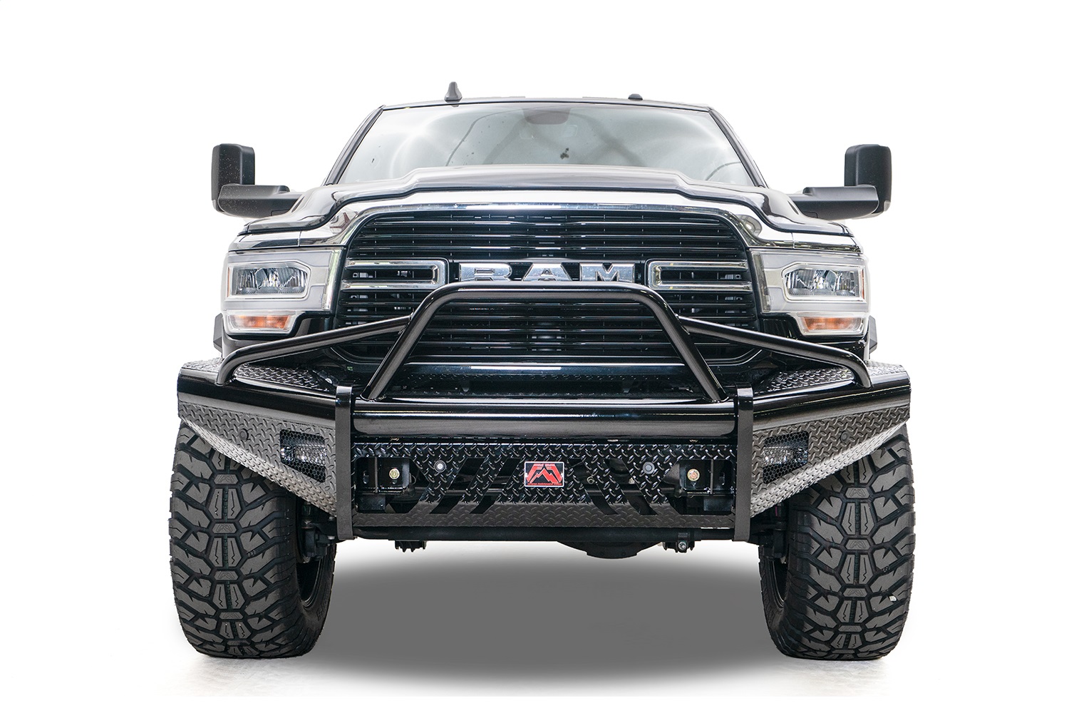 Dodge 2500-3500 HD Black Steel front w/ pre-runner guard