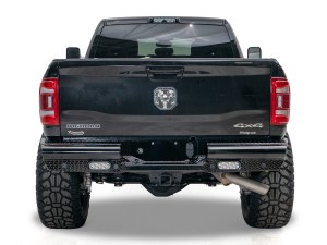 Dodge Ram HD Bumper Black Steel Rear 19+ 2500-3500