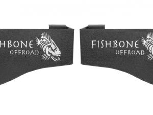 Jeep JK Wheel Well Storage Bins 07-18 Wrangler JK 4 DR Black Textured Powdercoat Steel Fishbone Offroad