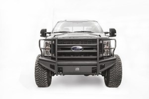 2017+ FORD SD FRONT ELITE RANCH BUMPER W  FULL GUARD (F250-F550) W  TOW HOOKS