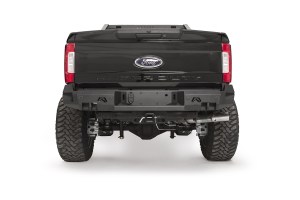 17-C F250/F350/F450/F550/F600 PREMIUM SENSOR REAR BUMPER MATTE BLACK