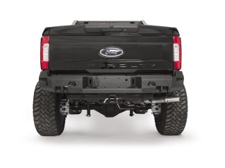 17-C F250/F350/F450/F550/F600 PREMIUM SENSOR REAR BUMPER MATTE BLACK