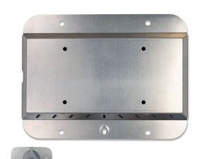 JK Spare Tire Delete Kit Bare Aluminum Artec Industries