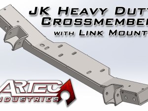 JK HD CrossmemberW/Link Mounts 12-17 Wrangler JK Artec Industries