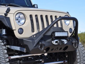 NightHawk Jeep JK Front Bumper W/Mid Tube Stinger Artec Industries