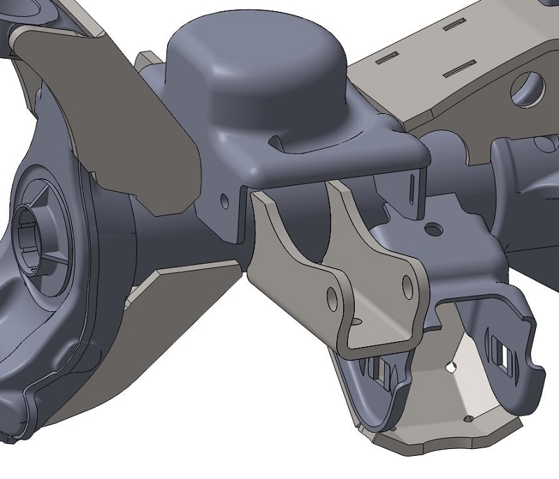 JK Front Axle Shock Mounts Artec Industries