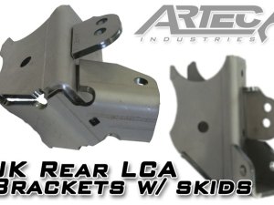 JK Rear LCA Brackets W/Skids Artec Industries