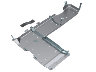 JLU T-Case/Fuel Skid Kit Only - 4 Door 3.6L, 2.0L, 392 Hemi - Aluminum 18-Present Artec Industries