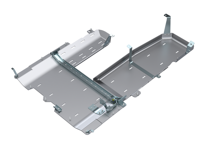 JLU T-Case/Fuel Skid/ DPF Only - 4 Door 3.0L Diesel Aluminum Artec Industries - Image 2
