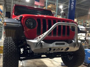 NightHawk Jeep JL Front Bumper W/Mid Tube Stinger Bare Artec Industries