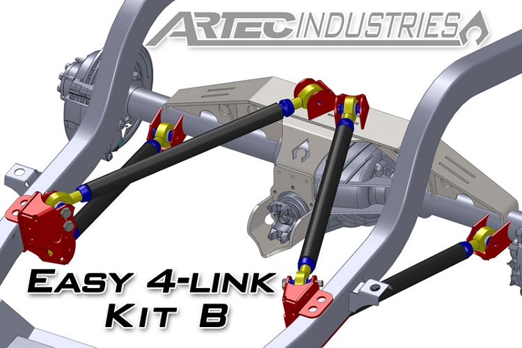 Easy 4 Link Kit B No Tube All 1.25 Inch Krawler Joints Artec Industries - Image 3