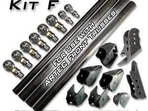 Easy 3 Link Kit F for Artec Trusses Yes Outside Frame Ford 85-91 Front Passenger Rear Driver Artec Industries