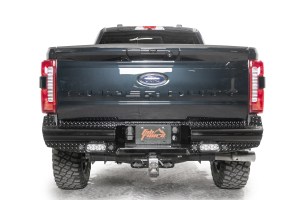 Ford Super Duty F250-F350 Black Steel Rear Bumper