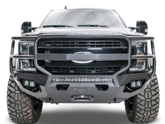 Ford 2017+ SD MATRIX FRONT BUMPER W  FULL GRILL GUARD