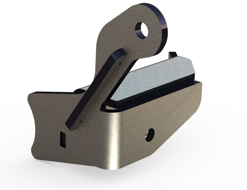 Jeep TJ Stock Tracbar Bracket Replacement 97-06 Wrangler For TJ Front Axle Artec Industries - Image 2