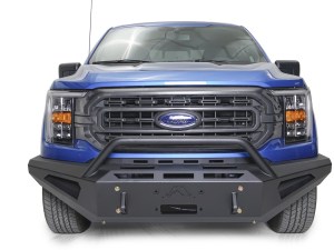 RED STEEL FRONT BUMPER