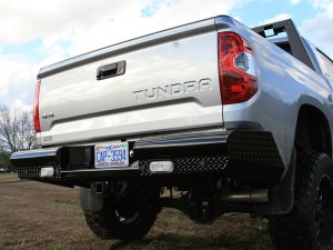 14-21 Toyota Tundra Black Steel Ranch Rear Bumper