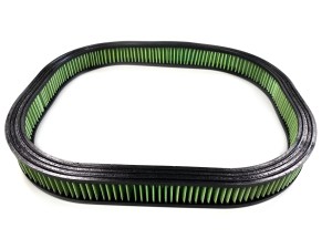 Air Filter Element - Square - Reusable Cotton - Green - Mopar E-Body / F-Body 1969-72 - Each