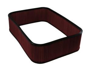 Air Filter Element - Sprint Car - 18.625 in Long - 13.813 in Wide - 5.08 in Tall - Reusable Cotton - Red - Each