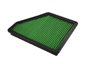 Air Filter Element - Panel - Reusable Cotton - Green - Chevy Camaro 2010-15 - Each