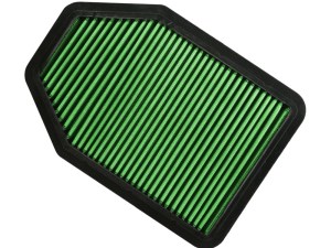 Air Filter Element - Panel - Reusable Cotton - Green - Jeep Wrangler JK 2007-18 - Each