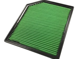 Air Filter Element - Panel - Reusable Cotton - Green - Dodge Durango / Jeep Grand Cherokee Trackhawk 2018-21 - Each