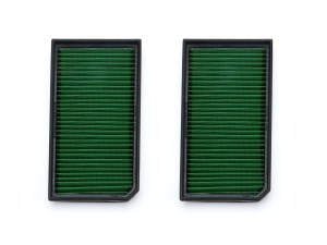 Green Filter Air Filter Reusable Cotton Element - Panel - Pair (7490)